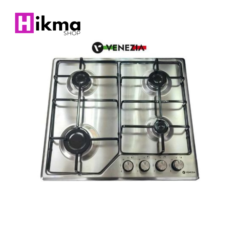 Plaque de cuisson inox encastrable 4f 60 cm