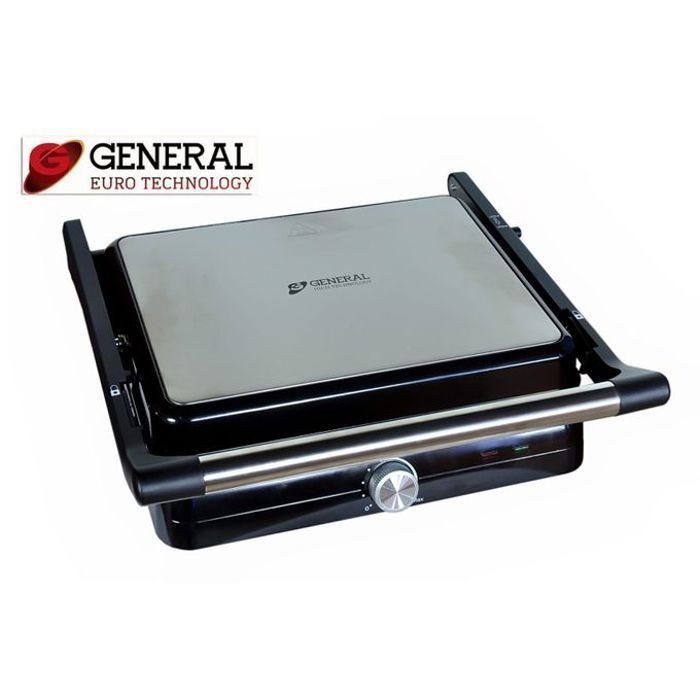 General : Panini Grill Granit 2000 W Antiadhésive Barbecue sans Huile