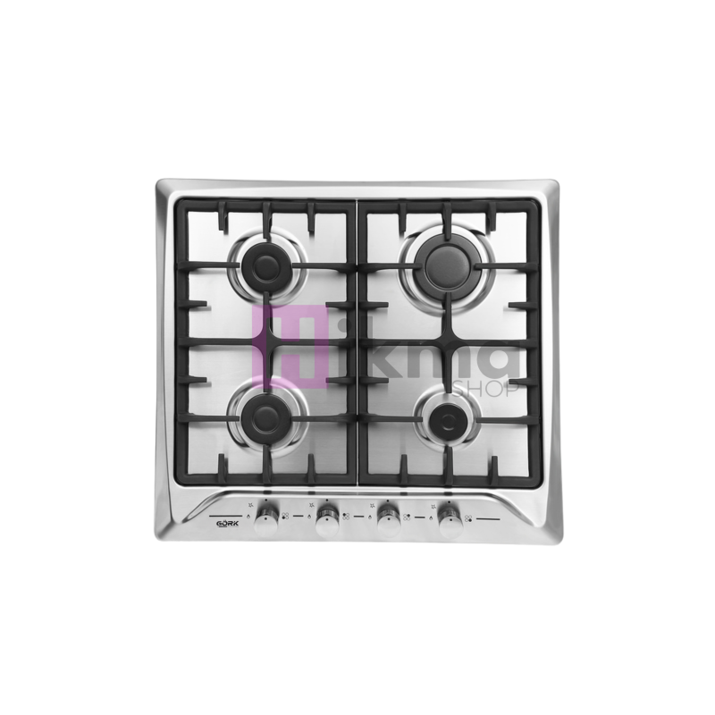 Plaque de cuisson inox encastrable 4f 60 cm Gork international