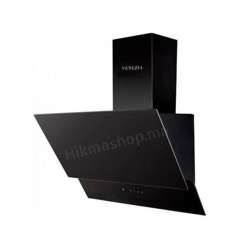 Hotte aspirant décorative en verre noir venezia  60 cm